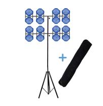 Pedestal Tripé P/Iluminação Profissional Dj'S Modelo Tt+Bag