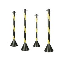 Pedestal zebrado 90cm (kit com 4 Peças)