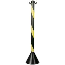 Pedestal zebrado preto/amarelo - plastcor Pedestal zebrado preto/amarelo - plastcor