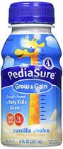 PediaSure Grow & Gain Kids' Nutritional Shake Baunilha Ready-To-Drink Garrafas, 24 Pk. / 8 Fl. Onça., 192 Fl Onça