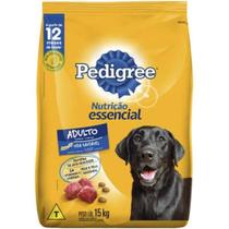 PEDIGREE Ração Nutrição Essencial Para Cães Adultos 15 Kilos