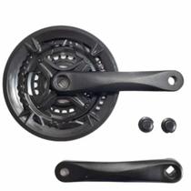 Pedivela 3 Velocidades 24/34/42 Dentes Pedivela Aço Com Proteção