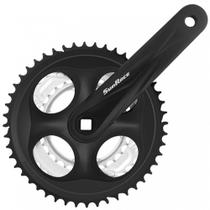 Pedivela 5/6/7 velocidades 48/38/28 dentes sunrace preto - Sun race Pedivela 5/6/7 velocidades 48/38/28 dentes sunrace preto - Sun race