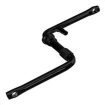 Pedivela Aço Monobloco 165mm x 16 Preto 1/2 Rosca Fina