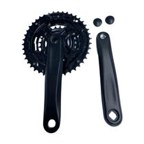 Pedivela Bike Coroa Tripla MTB Alumínio 24/34/42 170mm IMP Pedivela Bike Coroa Tripla MTB Alumínio 24/34/42 170mm IMP