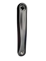 Pedivela Braço Esquerdo Preto 170mm Ponta Quadrada De Bike