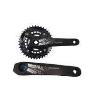 Pedivela duplo ponta quadrada 22/36t aluminio 10/11v 175mm