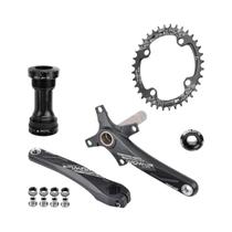 Pedivela MTB 165mm 170mm 175mm 32T 34T 36T 38T Coroa Redonda Oval Dentes Estreitos E Largos