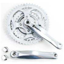 Pedivela Mtb Aluminio, 170mm, Polido, Clh 28/38/48d Index