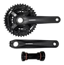 Pedivela Shimano 9v Altus Mt210 Hollowtech C/caixa 22/30/40