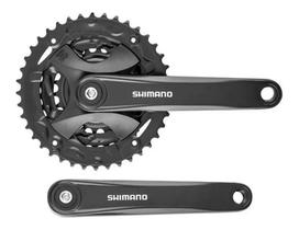 Pedivela Shimano Altus FC-MT101 9V 40/30/22d 175mm ponta quadrada preto