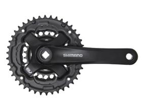 Pedivela Shimano Tourney FC-TY501 42-34-24 dentes 175mm preto Pedivela Shimano Tourney FC-TY501 42-34-24 dentes 175mm preto