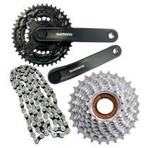 Pedivela Shimano Ty301 Reduzido + Corrente + Roda Livre