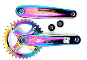 Pedivela Single 10-12V Ponta Quadrada 34D Aluminio C/ Braco 175MM - EVOLO