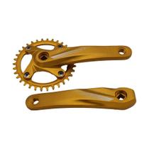 Pedivela single ponta quadrada dour braço170mm alum coroa34D