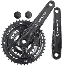 Pedivela Triplo Aço Encapado 42/34/24d Preto Absolute Pedivela Triplo Aço Encapado 42/34/24d Preto Absolute