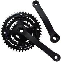 Pedivela Triplo Aço Encapado 42/34/24d Preto Longheng Pedivela Triplo Aço Encapado 42/34/24d Preto Longheng