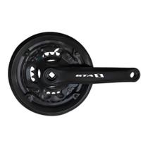 Pedivela Triplo Coroa engrenagem 24x34x42d Braço Aço Gta Pedivela Triplo Coroa engrenagem 24x34x42d Braço Aço Gta