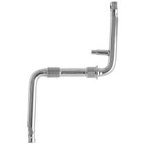 Pedivela Ultra Bikes Monobloco 115 Mm Aço Maciço Modelo Z Cromado Preto