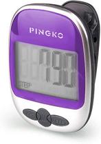 Pedômetro PINGKO portátil para atividades ao ar livre, contador de passos roxo Pedômetro PINGKO portátil para atividades ao ar livre, contador de passos roxo