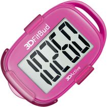 Pedomômetro 3DActive 3DFitBud A420S Rosa Contador de Passos Pedomômetro 3DActive 3DFitBud A420S Rosa Contador de Passos