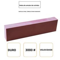 Pedra Abrasiva De Rubi Sinterizado 3000 Para Polir E Afiar Facas De Cozinha E Navalhas