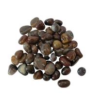 Pedra Ágata Caramelo 1 A 2 Cm Rolada 250G Natural