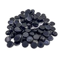 Pedra Ágata Preta Cabochão (14mm / 10 peças) pedras naturais
