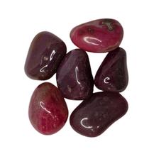 Pedra Ágata Rosa 4 a 6 cm Rolada 250 gramas Natural