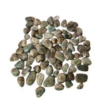 Pedra Amazonita 1 a 2 cm Rolada 500g Natural Pedra Amazonita 1 a 2 cm Rolada 500g Natural