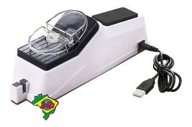 Pedra Amolar Afiar Faca Elétrico Usb Apontador Cozinha Fino