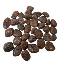 Pedra Calcita Laranja 1 a 2 cm Rolada 500g Natural Pedra Calcita Laranja 1 a 2 cm Rolada 500g Natural