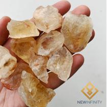 Pedra Citrino Bruto Cristal Natural 3cm Prosperidade e Vitalidade