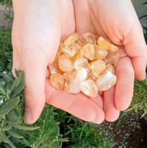 Pedra Citrino Rolado 1cm a 2cm Abre Caminhos e Atrai Dinheiro Cristal Natural