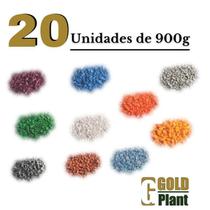 Pedra colorida para artesanato , decoração, vaso, aquário, terrário 18 kg - Gold Plant