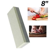 Pedra Combinada em Oxido de Alumínio Afiar Facas 8 Polegadas