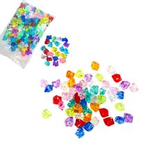 Pedra Cristal Acrílico Para Decoração Arranjo Aquários Cores