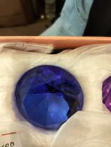 Pedra Cristal azul escuro