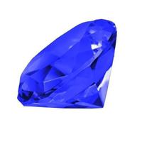 Pedra Cristal Diamante Joia Azul 10Cm Para Fotos Unhas - Lynx Produções Artistica
