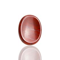 Pedra da Preocupação Nvzi Jaspe Vermelho Oval para Palma Pedra da Preocupação Nvzi Jaspe Vermelho Oval para Palma