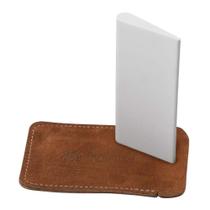 Pedra De Afiação Spyderco Fina 2 X 4 Pol. C/ Capa Em Couro