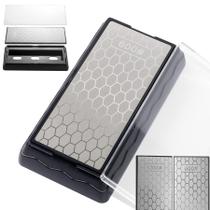 Pedra de afiar com faca de diamante CWOVRS de dupla face 600 /1200
