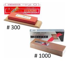 Pedra De Amolar Afiar Faca Sashimi 300 - 1000 - Dois Tipos