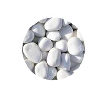 Pedra De Jardim Dolomita Nº3 Para Canteiro 10kg Cor Branco