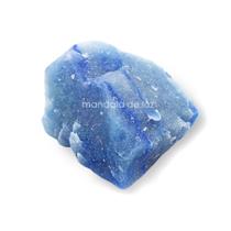 Pedra de Quartzo Azul Bruto Unitário Cristal Natural G - Mandala de Luz
