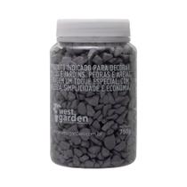 Pedra Decorativa West Garden Cinza para Jardim 750 g