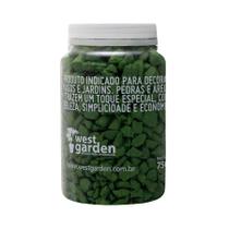 Pedra Decorativa West Garden Verde para Jardim 750 g