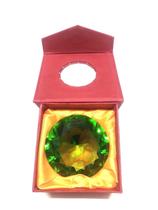 Pedra Do Poder Diamante Peso De Papel Vidro Jóia - Verde - Atabaska Mix