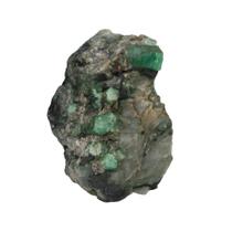 Pedra Esmeralda Bruta Na Matriz Coleção 1,280Kg
