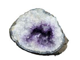 Pedra Geodo Ametista 3,12kg 14 X 20 X 9CM Não Polido